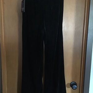 NEW Chaps Elegant Black Velvet Pants - 8